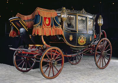 Kutsche gebaut für den Zaren für das Gala de l